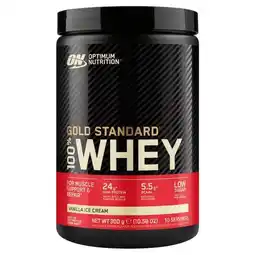 Trekpleister Optimum Nutrition Gold Standard Vanilla Ice Cream 100% Whey Protein aanbieding