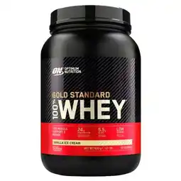 Trekpleister Optimum Nutrition Gold Standard Vanilla Ice Cream 100% Whey Protein Powder aanbieding
