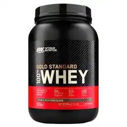 Trekpleister Optimum Nutrition Gold Standard Double Rich Chocolate 100% Whey Protein Powder aanbieding