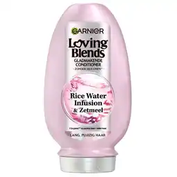 Trekpleister Garnier Loving Blends Rice Water Infusion & Zetmeel Gladmakende Conditioner aanbieding