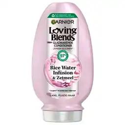 Trekpleister Garnier Loving Blends Rice Water Infusion & Zetmeel Gladmakende Conditioner aanbieding