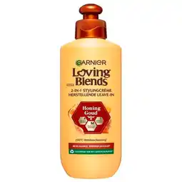 Trekpleister Garnier Loving Blends Honing Goud Voedende Leave-In Crème aanbieding