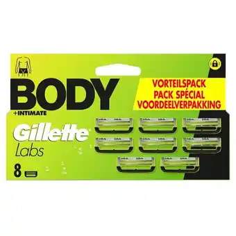 Trekpleister GilletteLabs Body + Intimate Navulmesjes aanbieding