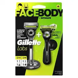 Trekpleister GilletteLabs Face and Body Scheermes Duoverpakking aanbieding