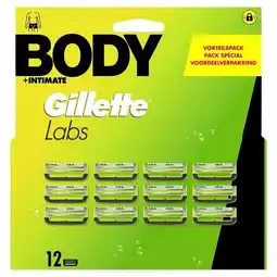Trekpleister GilletteLabs Body + Intimate Navulmesjes aanbieding