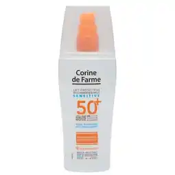 Trekpleister Corine de Farme Sensitive SPF50+ Beschermende Melk Spray aanbieding