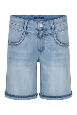 Wehkamp Red Button straight leg denim short - lichtblauw aanbieding