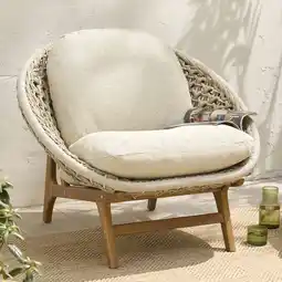 Wehkamp Studio LIVIT loungestoel Malang teak aanbieding