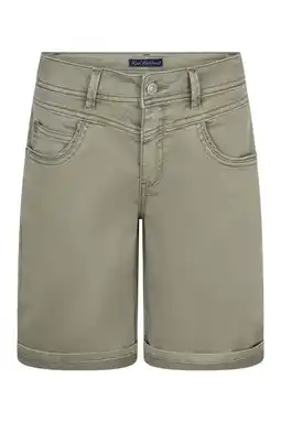Wehkamp Red Button straight leg casual short - lichtkaki aanbieding