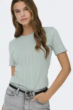 Wehkamp ONLY T-shirt lichtgroen aanbieding