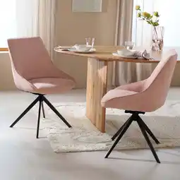 Wehkamp NOUS Living eetkamerstoel (set van 2) Loren aanbieding