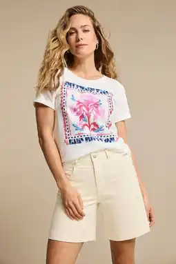 Wehkamp Red Button straight leg casual short - lichtgeel aanbieding