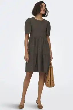 Wehkamp JDY trapeze jurk ajour aanbieding