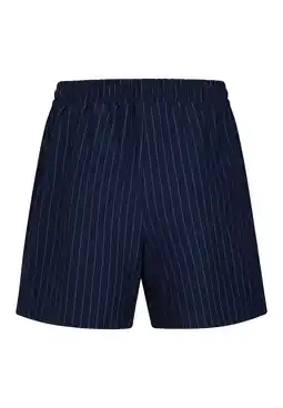 Wehkamp Miss Etam high waist regular fit casual gestreepte short - donkerblauw aanbieding