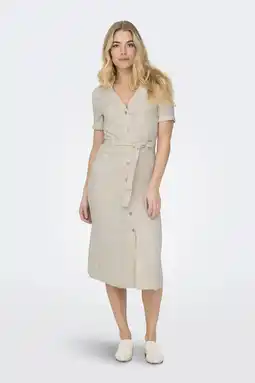 Wehkamp ONLY blousejurk ecru aanbieding
