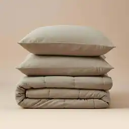 Wehkamp NOUS Living mousseline dekbed zonder overtrek met kussensloop - Lazy - wasbaar aanbieding