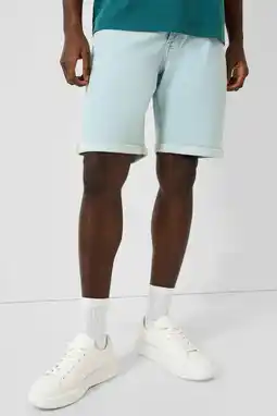 Wehkamp QS regular fit denim short - lichtblauw denim aanbieding