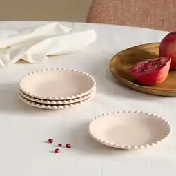 Wehkamp NOUS Living Perle gebaksbordje (Ø14,3 cm) (set van 4) aanbieding