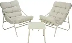 Wehkamp Pro Garden loungeset 3 delig aanbieding