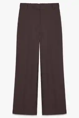 Wehkamp VERO MODA wide leg pantalon - bruin aanbieding