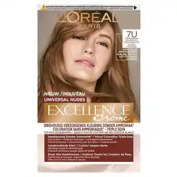 Trekpleister L'Oréal Paris Excellence Universal 7U Middenblond Permanente Haarverf aanbieding