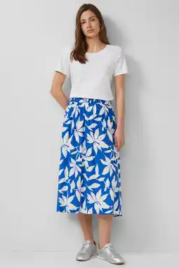 Wehkamp s.Oliver midi rok blauw aanbieding
