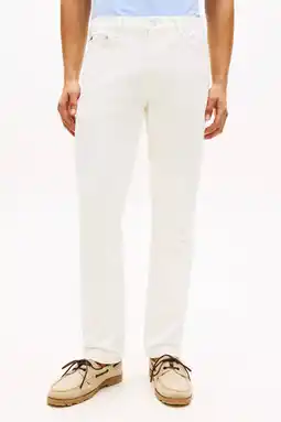 Wehkamp Tommy Hilfiger DENTON straight leg jeans wit aanbieding