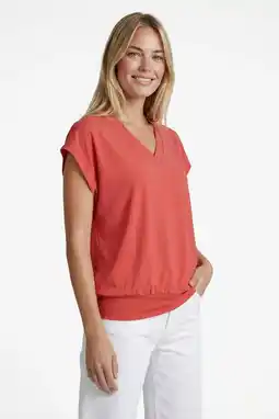 Wehkamp G-maxx top koraalrood aanbieding