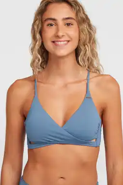 Wehkamp O'Neill voorgevormde bikinitop Baay blauw aanbieding