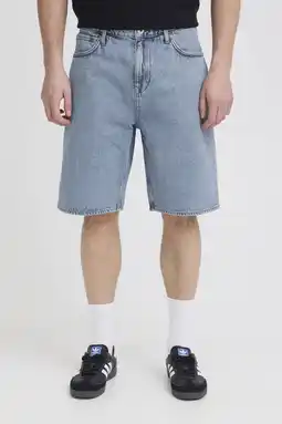 Wehkamp Blend BHBREEZE denim short lichtblauw aanbieding