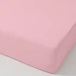 Wehkamp W katoenen hoeslaken - roze aanbieding