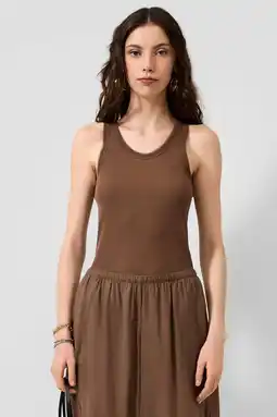 Wehkamp QS singlet bruin aanbieding