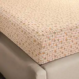 Wehkamp NOUS Living katoenen hoeslaken - oranje aanbieding
