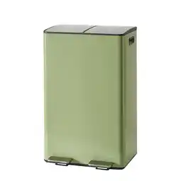 Wehkamp NOUS Living prullenbak - afvalscheiding - (30L + 30L + 3L) - groen aanbieding