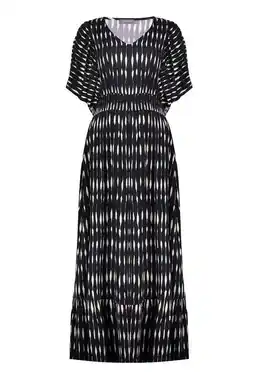 Wehkamp Geisha maxi jurk zwart aanbieding