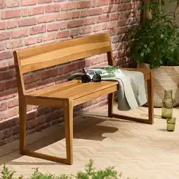 Wehkamp NOUS Garden teak tuinbank Algos 130cm aanbieding