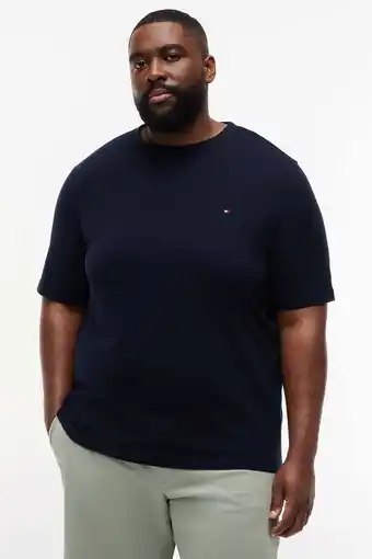 Wehkamp Tommy Hilfiger Big & Tall regular T-shirt donkerblauw aanbieding
