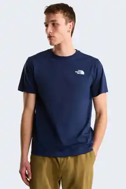 Wehkamp The North Face T-shirt Evolution NSE blauw aanbieding