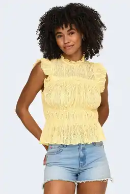 Wehkamp ONLY top geel aanbieding