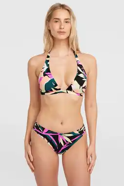 Wehkamp O'Neill voorgevormde halter bikini set Marga Cruz zwart/multi aanbieding