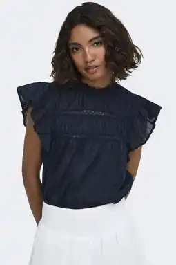 Wehkamp ONLY top donkerblauw aanbieding