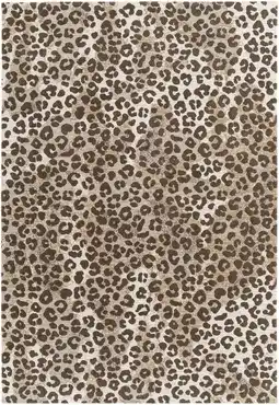 Wehkamp NOUS Living vloerkleed panterprint bruin (230x160 cm) aanbieding