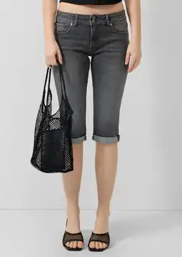 Wehkamp QS capri jeans grey denim aanbieding