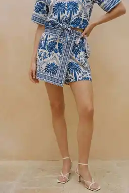 Wehkamp VERO MODA skort blauw aanbieding
