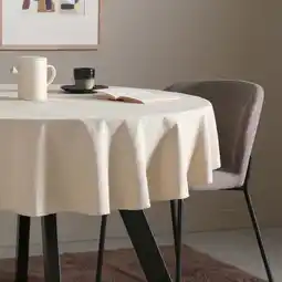 Wehkamp NOUS Living tafelkleed rond zand(Ø160 cm) aanbieding