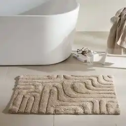 Wehkamp NOUS Living badmat taupe rechthoek (90x60 cm) aanbieding