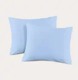 Wehkamp NOUS Living basis kussensloop lichtblauw - (60x70 cm) (set van 2) aanbieding