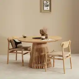 Wehkamp NOUS Living eetkamertafel Sansa (⌀120 cm) aanbieding