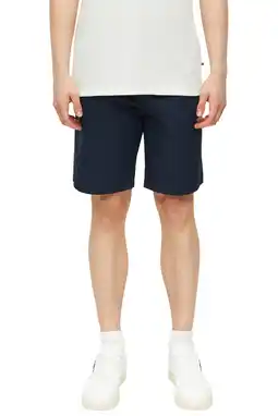 Wehkamp s.Oliver straight leg bermuda korte broek - blauwzwart aanbieding