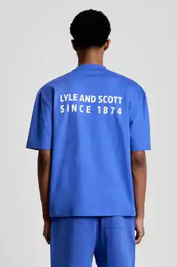 Wehkamp Lyle & Scott T-shirt blauw aanbieding